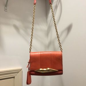 Diane von Furstenberg salmon lip crossbody